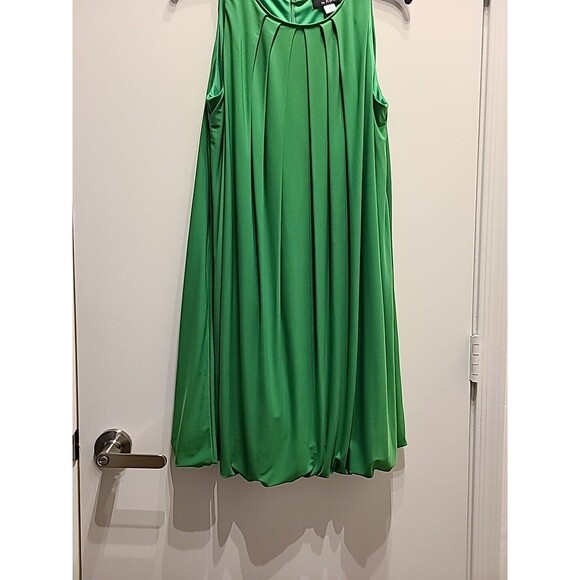 Essentials by ABS Women Dress Sleeveless Wide Strap Green M - Picture 6 of 7